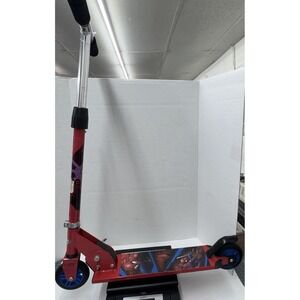 New Marvel Spider Man Inline Folding Kick Scooter Toy Huffy Aluminum Adjustable